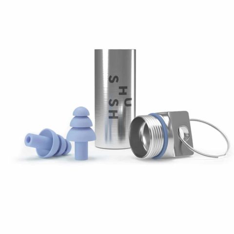 Shush Acoustic Earplugs and Carrying Case